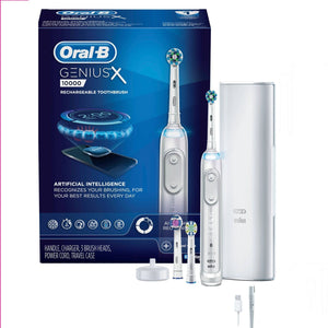 Oral-B Genius X 10000 Rechargeable Electric Toothbrush-white